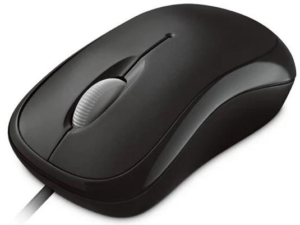 MOUSE OPTICAL USB BLACK