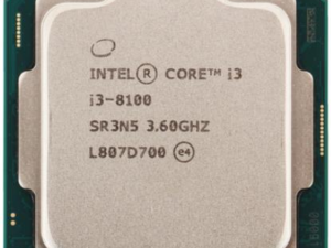 CPU INTEL i3-8100 3.60Ghz 4C 6MB LGA1151 SR3N5