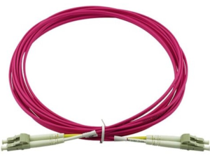 Cable Dell LC UPC to LC UPC Duplex OM4 Multimode PVC (OFNR) 2.0mm Fiber Optic Patch 10m NEW CBL-LC-OM4-10M
