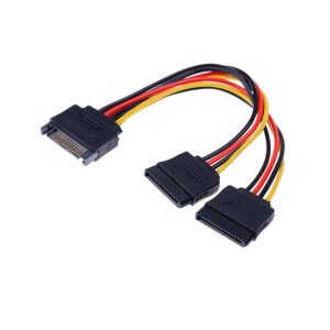Καλώδιο SATA 15pin σε 2xSATA 15pin 20cm