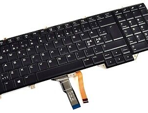 KB FOR NB DELL ALIENWARE 17 R2 / R3 NORDIC BACKLITWHRWD