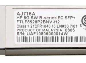 HP 8GB LW FIBRE CHANNEL SFP+ 10kmAJ717A