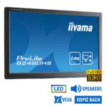 Used Monitor B2480HS LED/IIyama/24``FHD/1920x1080/Wide/Black/No Stand/w/Speakers/D-SUB & DVI-D & HDM