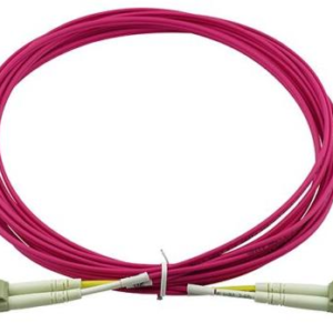 Cable LC UPC to LC UPC Duplex OM4 Multimode PVC (OFNR) 2.0mm Fiber Optic Patch 30m NEWCBL-LC-OM4-30M, PGJT0