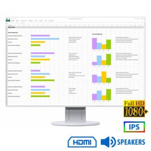 Used (A-) Monitor FlexScan EV2456 IPS LED/Eizo/24``FHD/1920x1200/Wide/White/w/Sreakers/Grade A-/D-SU